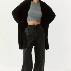 Cárdigan suave Largo